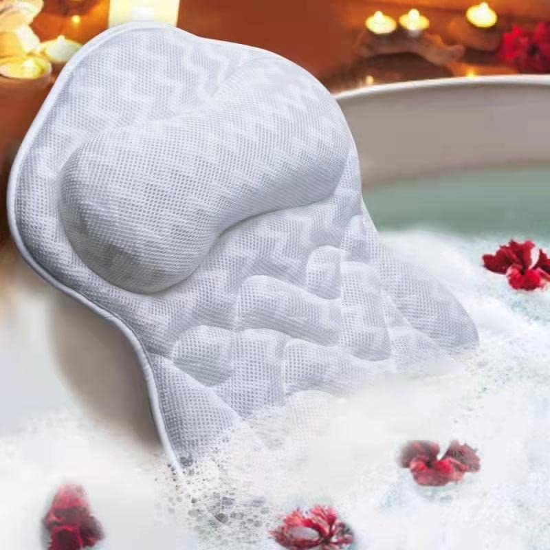 Oreiller de bain Fitheaven offrant un soutien fiable de la nuque et de la tête
