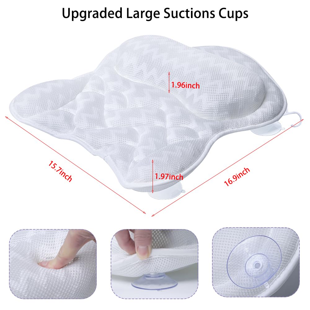 Ventouses anti-glisse Fitheaven pour baignoire, stabilité pendant la relaxation