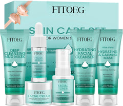 FITOEG ensemble soin visage jeunesse : kit pratique pour routine quotidienne.
