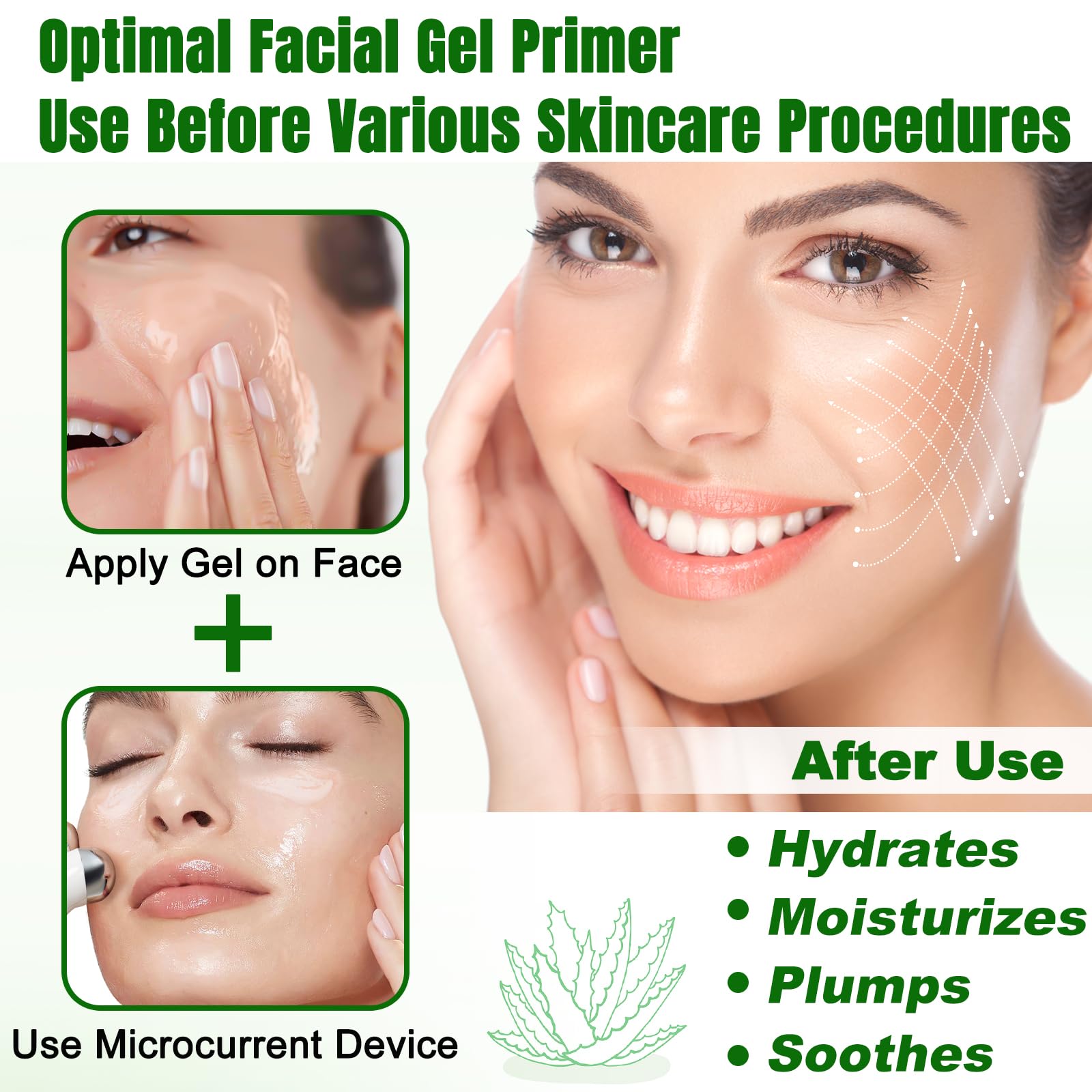 FITOEG gel conducteur visage – application simple