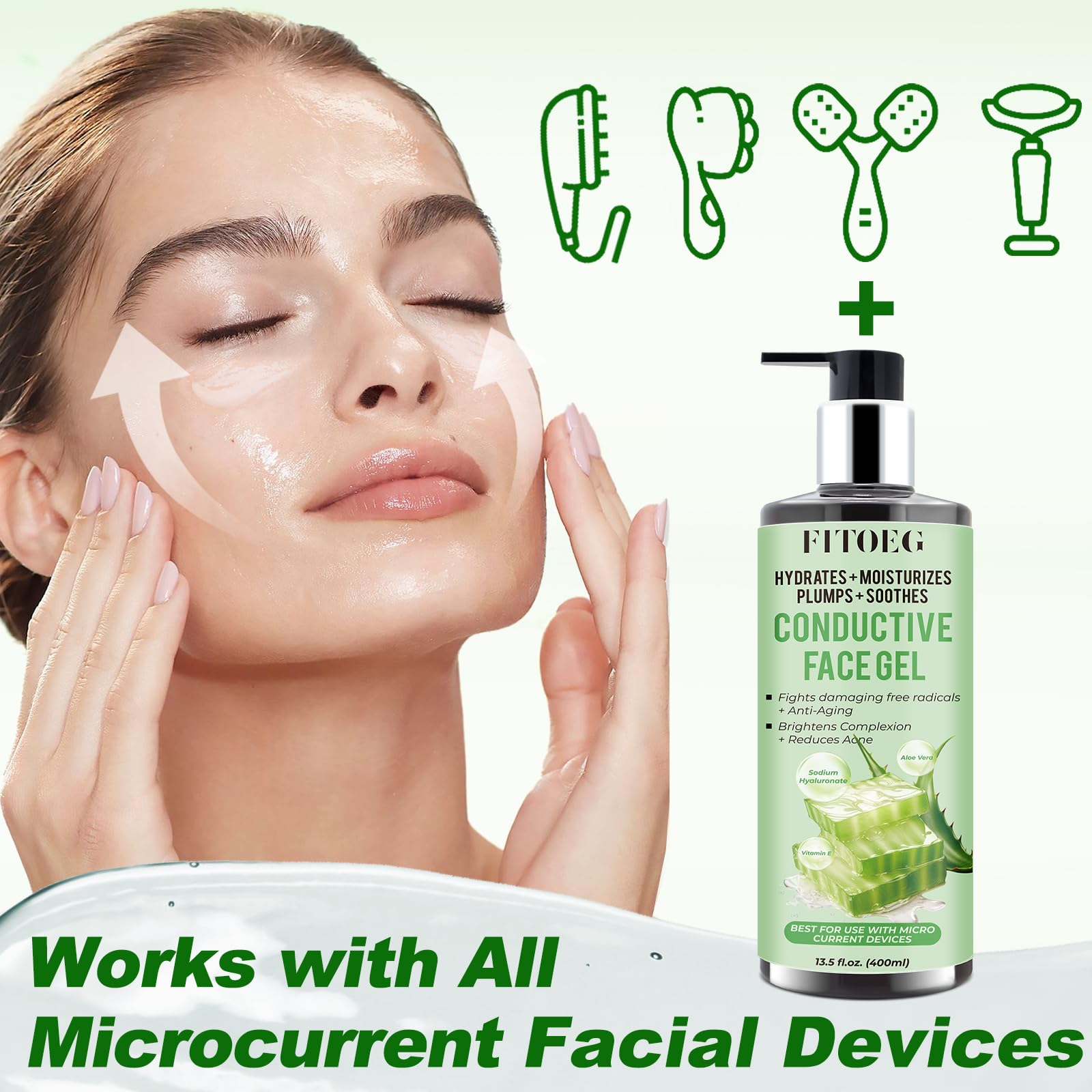 FITOEG gel conducteur visage – conductivité optimisée
