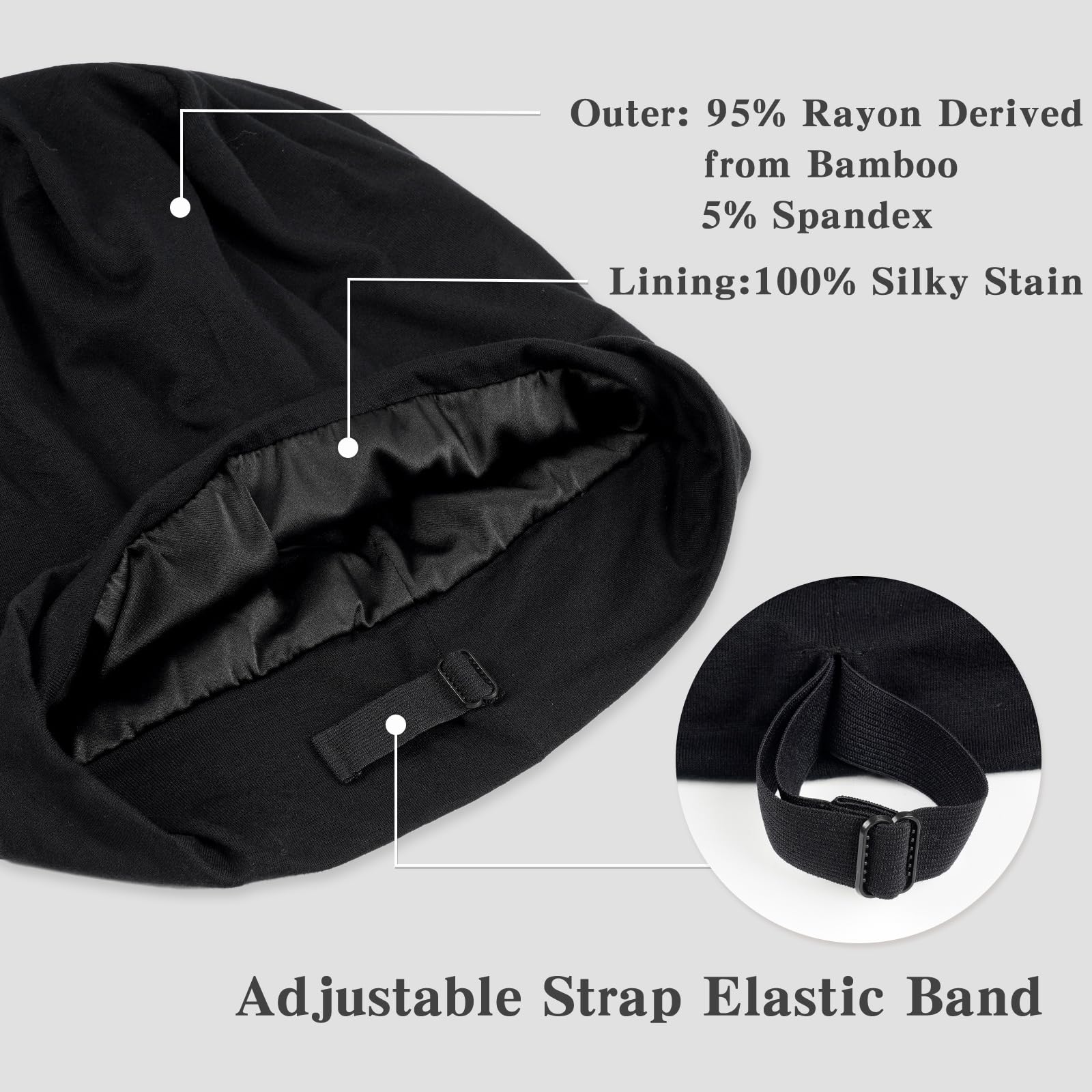 Fittia bonnet ajustable – maintien sans glisser pour toutes tailles.