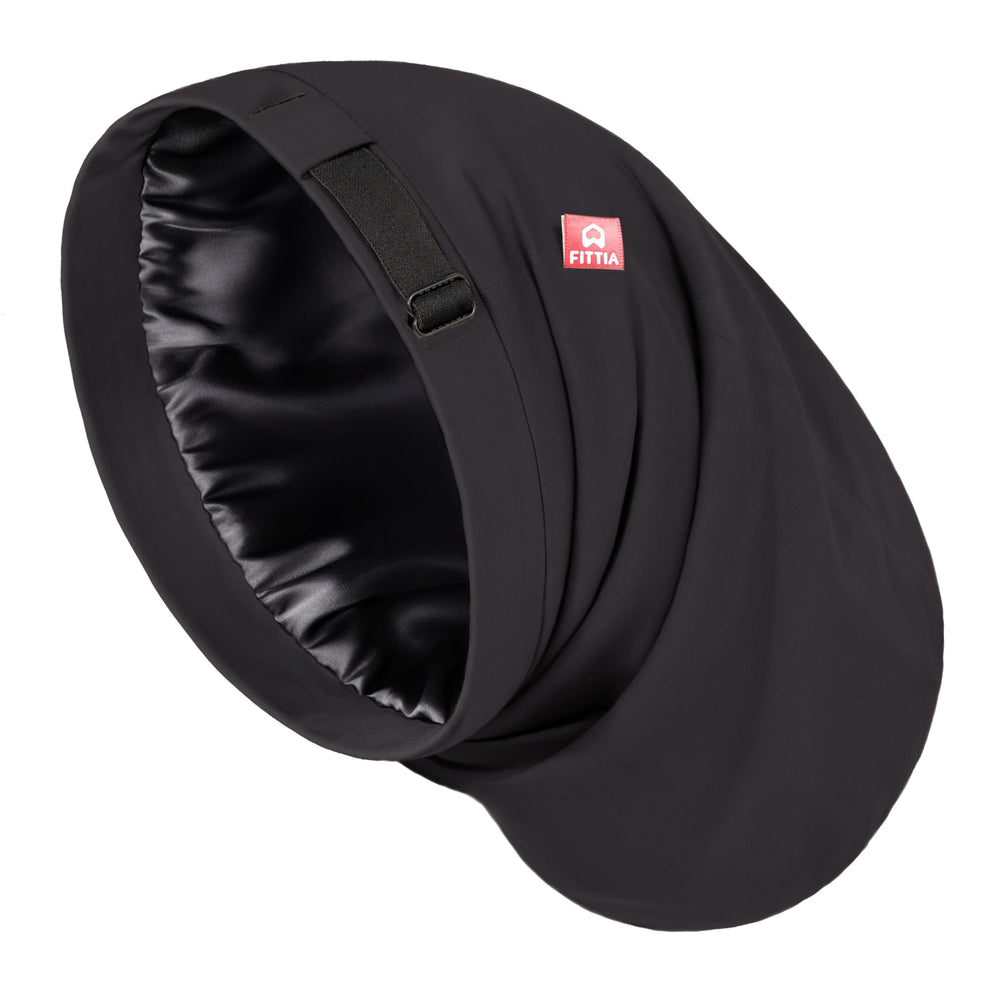 Bonnet satin Fittia grand pour tresses, maintien et douceur.