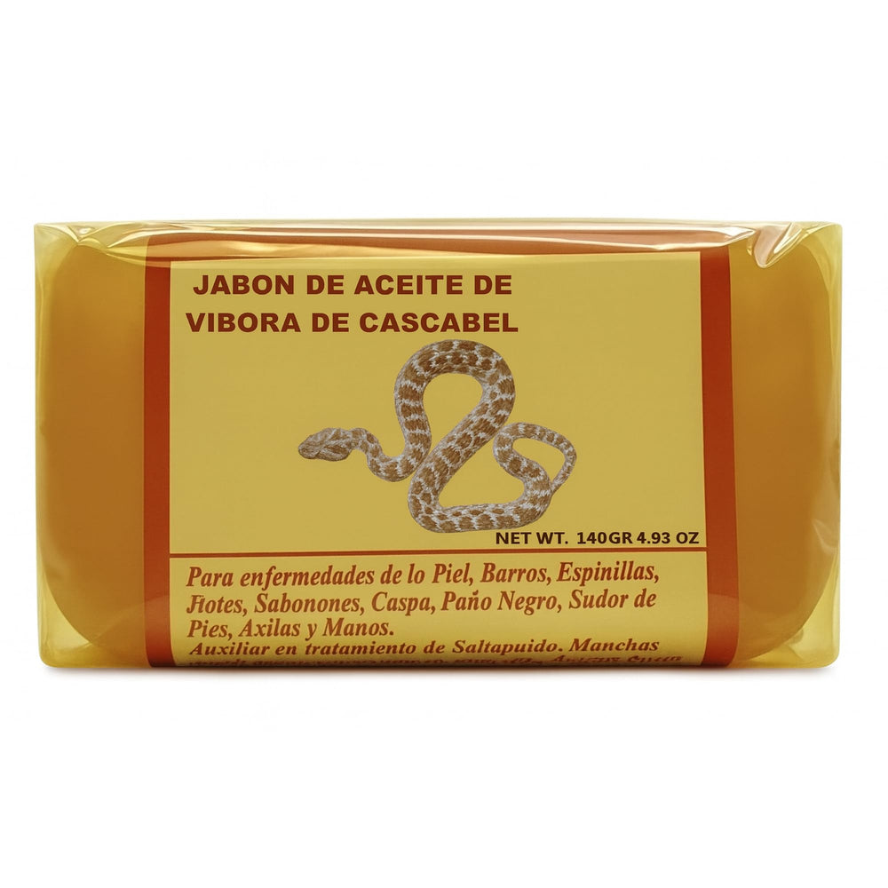 Five Brothers Products – Savon huile serpent cascabel, emballage visible et présentation soignée.