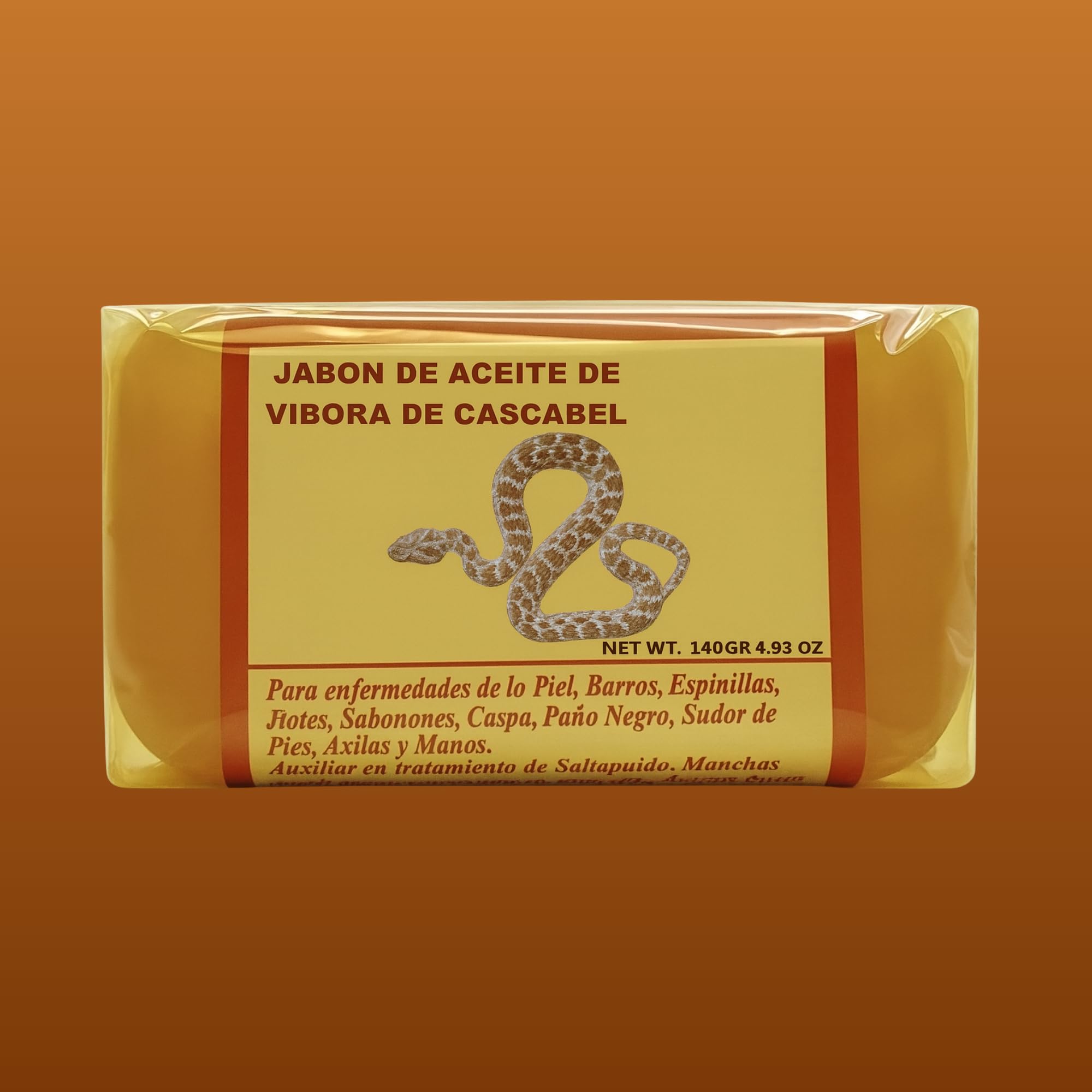 Five Brothers Products – Savon huile serpent cascabel, ton uniforme possible.