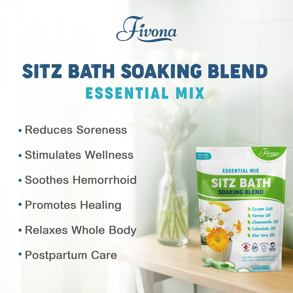 FIVONA sel bain Sitz post-partum apaisant et réconfortant pour le quotidien.