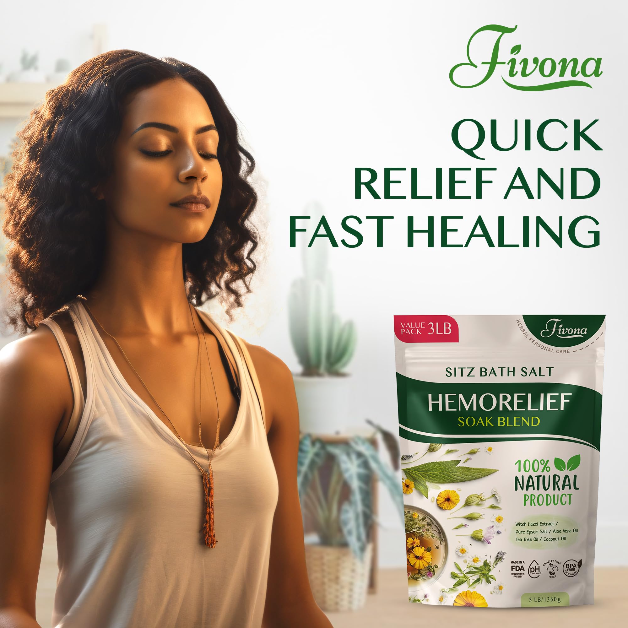 FIVONA – sels-sitz-huile-coco: hydratation douce de la peau