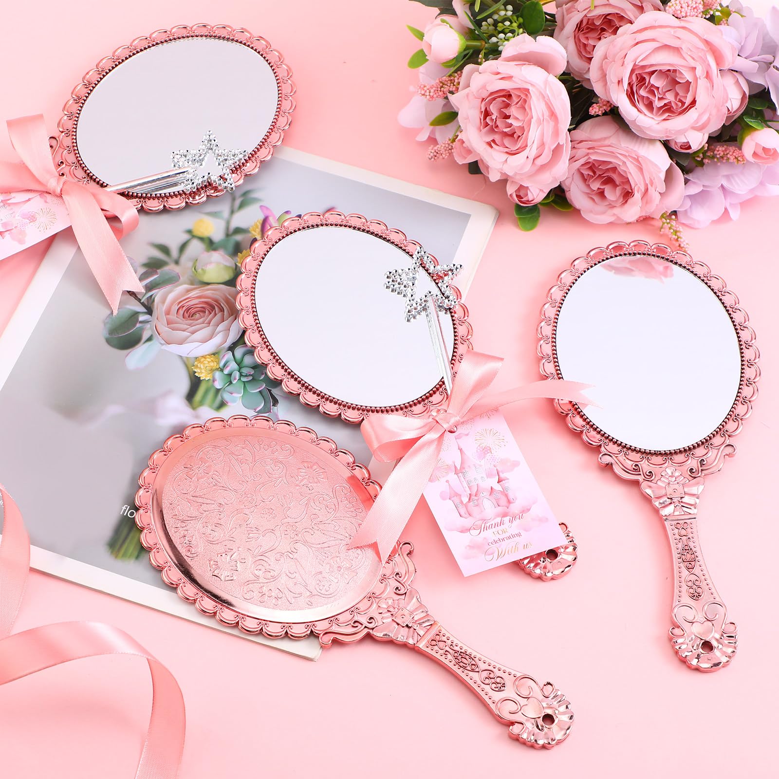 12 baguettes féeriques Fiwochic en strass pour jeux et décor