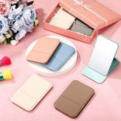 Fiwochic miroir rose cerisier, accessoire élégant pour sac à main et maquillage.
