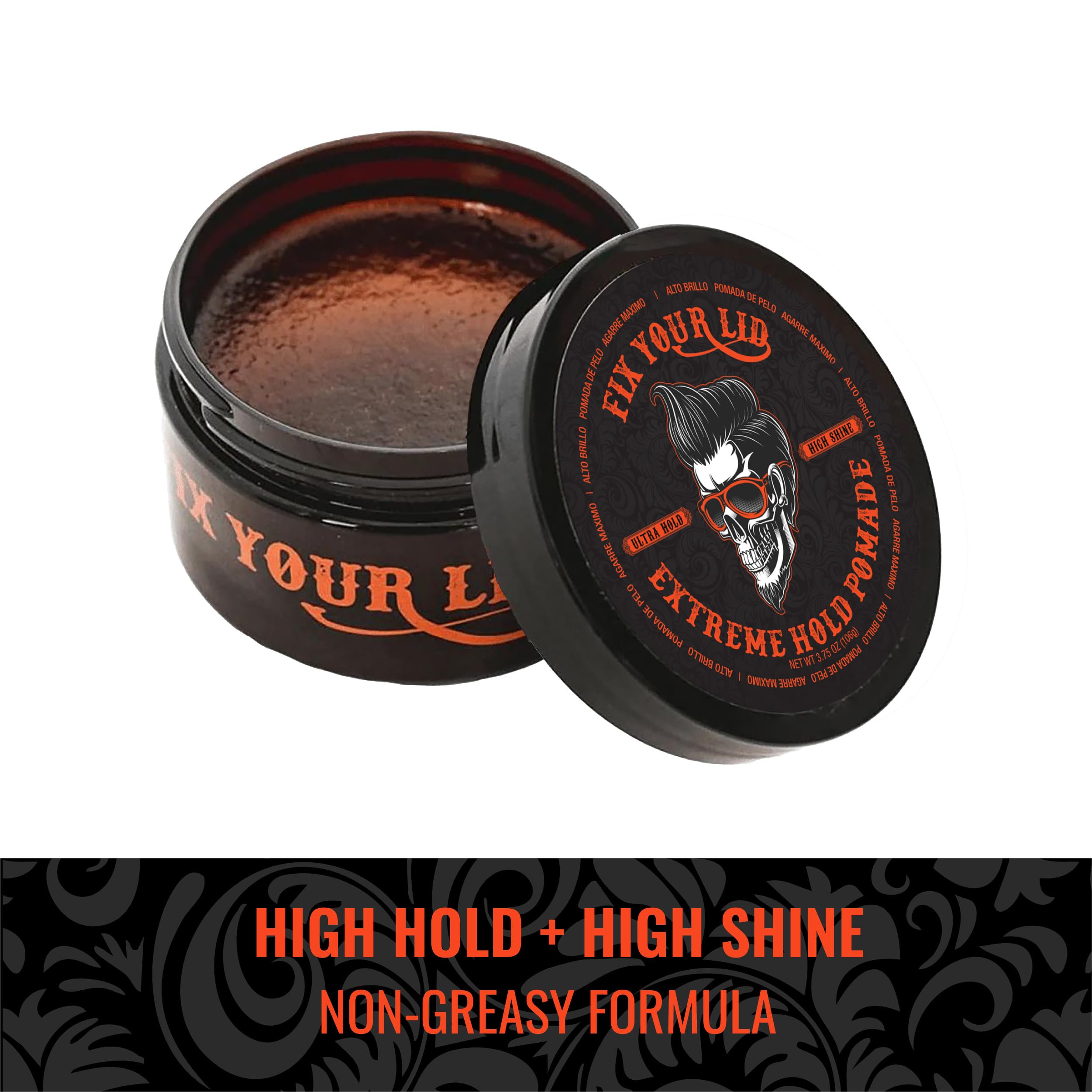 Fix Your Lid format voyage, pomade compacte prête à l'emploi