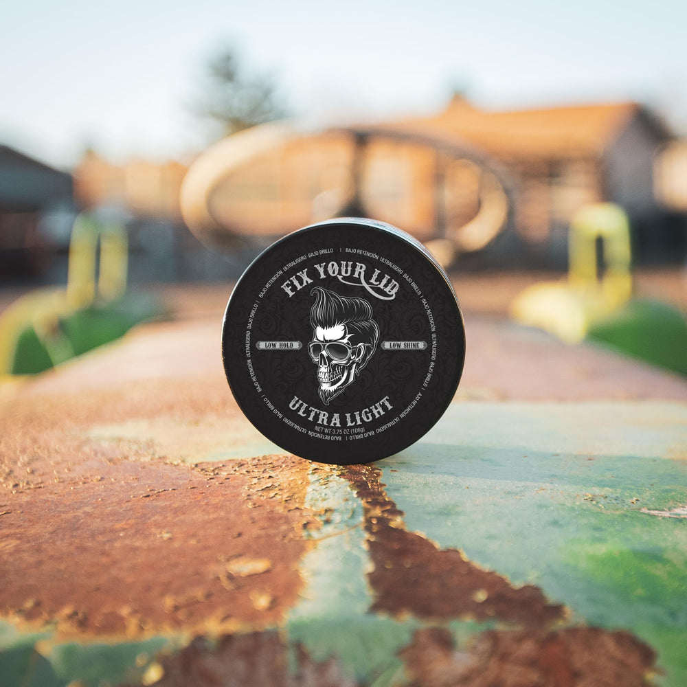 Fix Your Lid Pomade – Rinçage à l’eau facile et sans résidu.