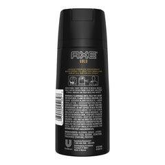 Axe Gold Oud Wood et Dark Vanilla – pack pratique de deux aérosols pour rester frais