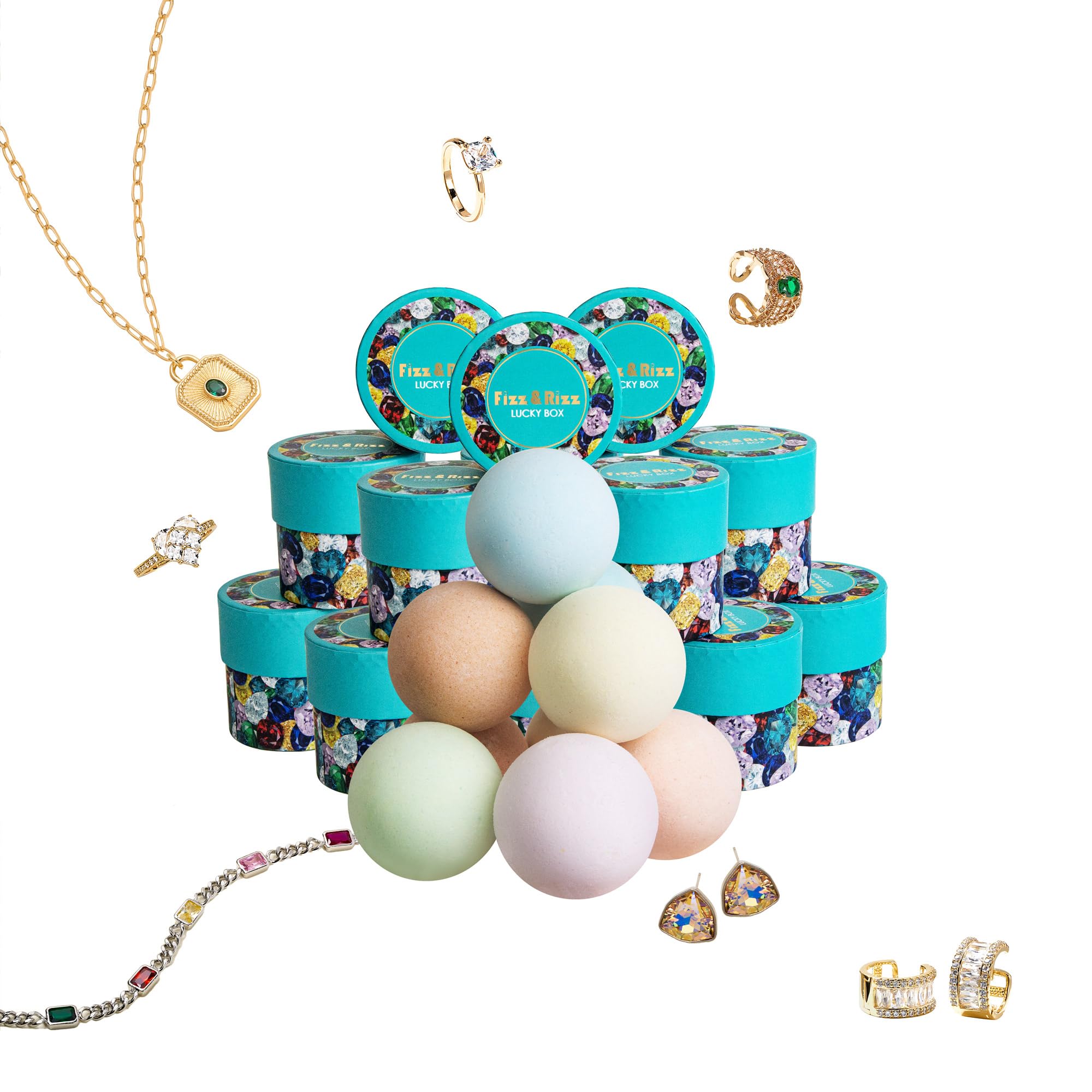 Fizz & Rizz révèle une bague scintillante, idée cadeau surprenante.
