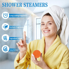 Tablette douche Fizzgarden pamplemousse, parfum frais et énergétique.