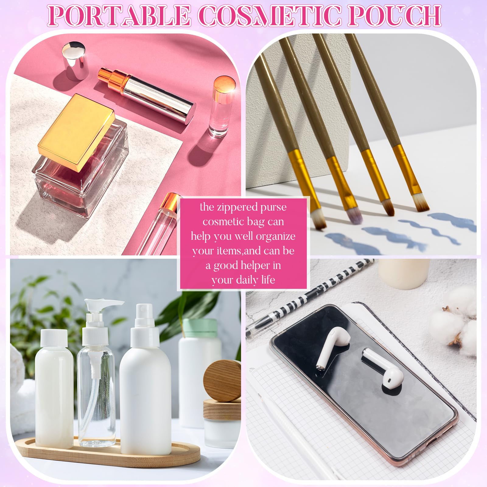 Cadeau inspirant Fjoron – sacs maquillage idéaux pour Valentine et Noël.