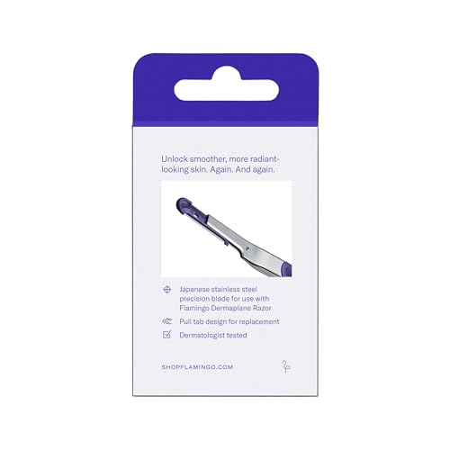Lame simple Flamingo Dermaplane prête au remplacement pour exfolier en douceur