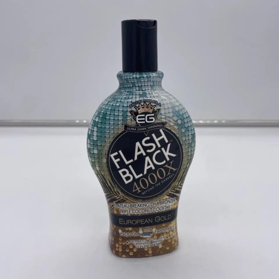 Flash Black European Gold 4000X herbe-tigre protège les tatouages et leur vivacité