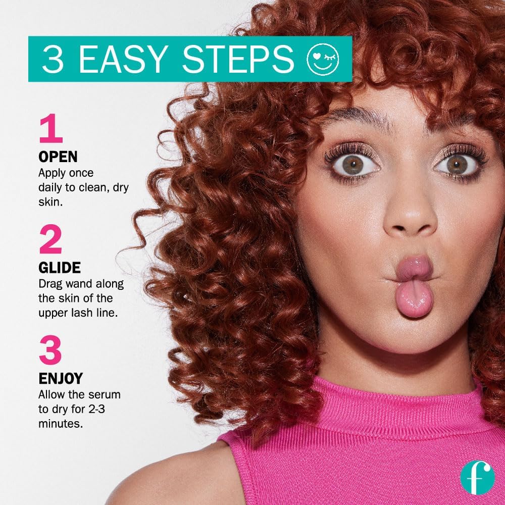 FLASHSERUM – application le long de la ligne des cils supérieurs.