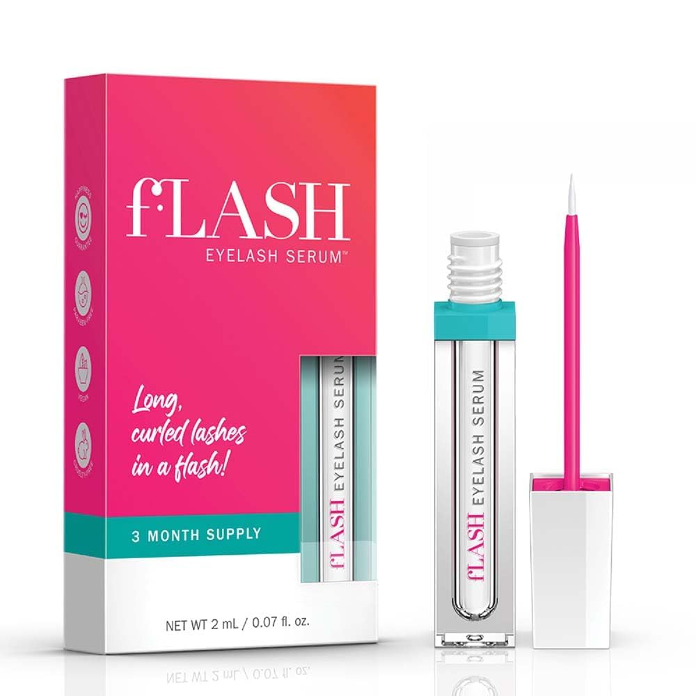 FLASHSERUM – bouteille du sérum pour renforcer les cils naturellement.