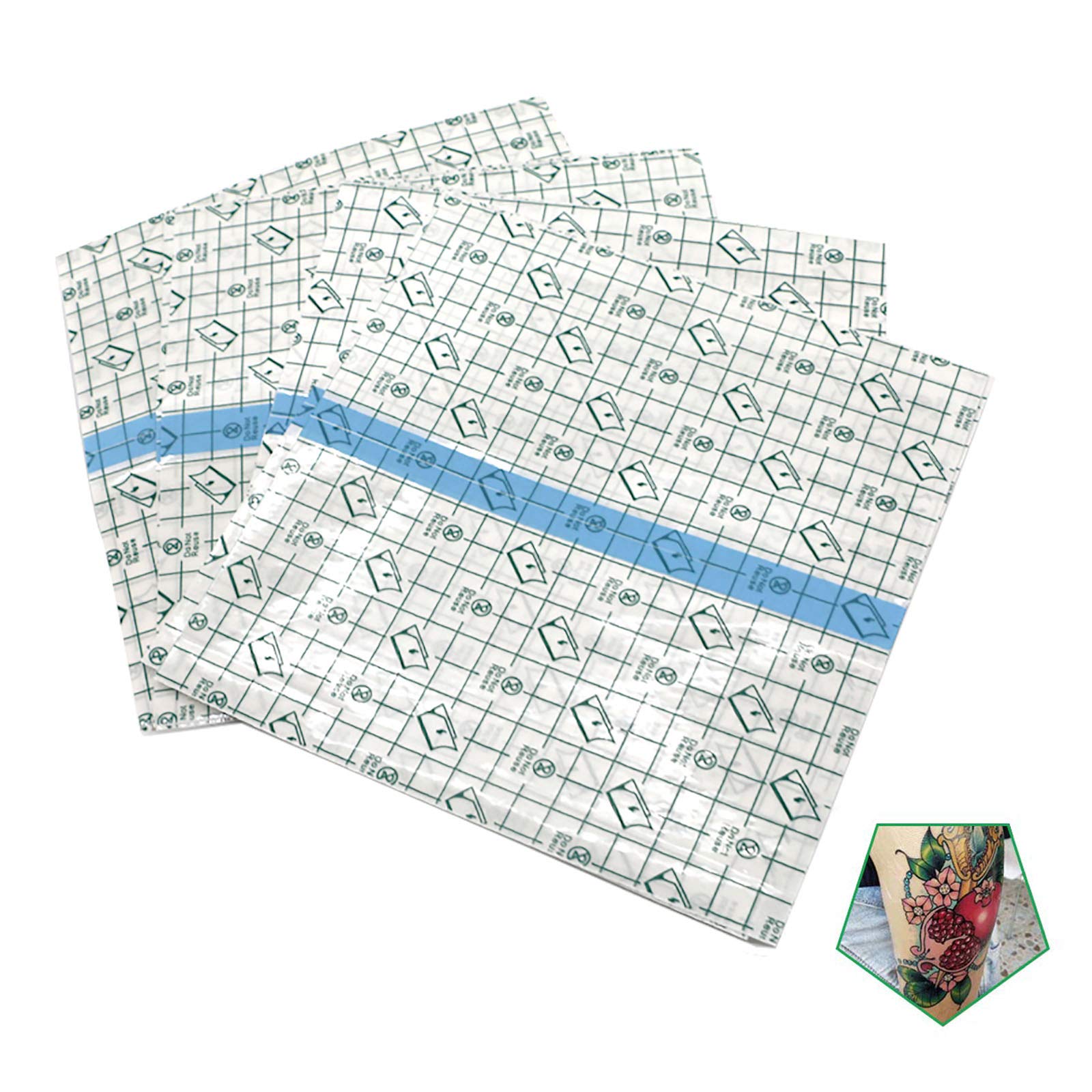 Flatoedu bandage tatouage étanche protège la peau tatouée et le confort.