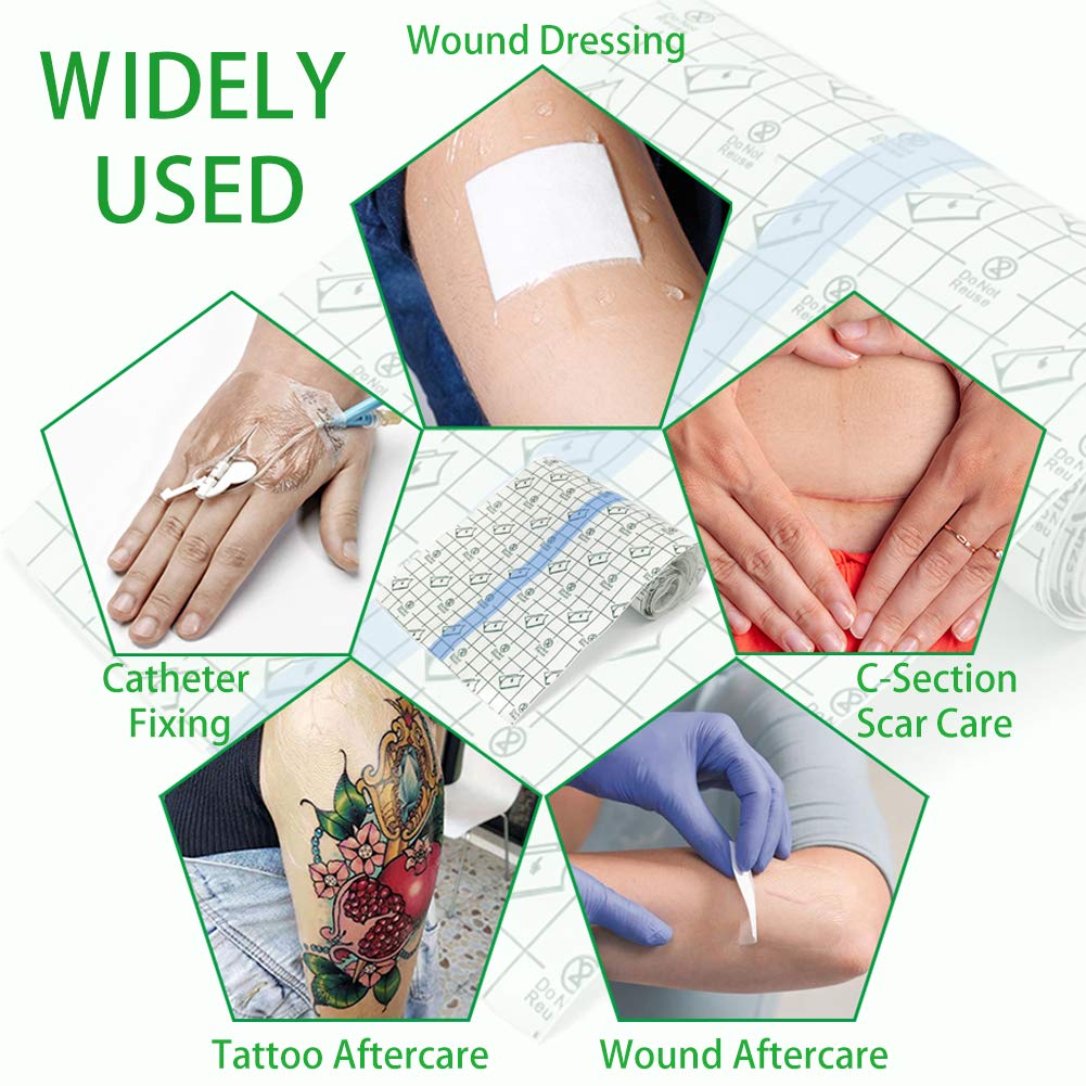 Bandage tatouage hydrophobe Flatoedu, idéal lors des lavages quotidiens.