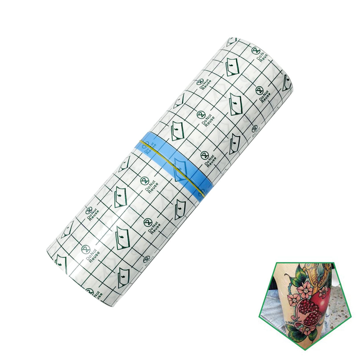 Bandage tatouage transparent Flatoedu, protection discrète et efficace lors des premiers soins.