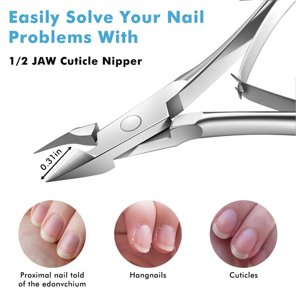 Flauntia outils-cuticule acier inoxydable, design robuste et durable