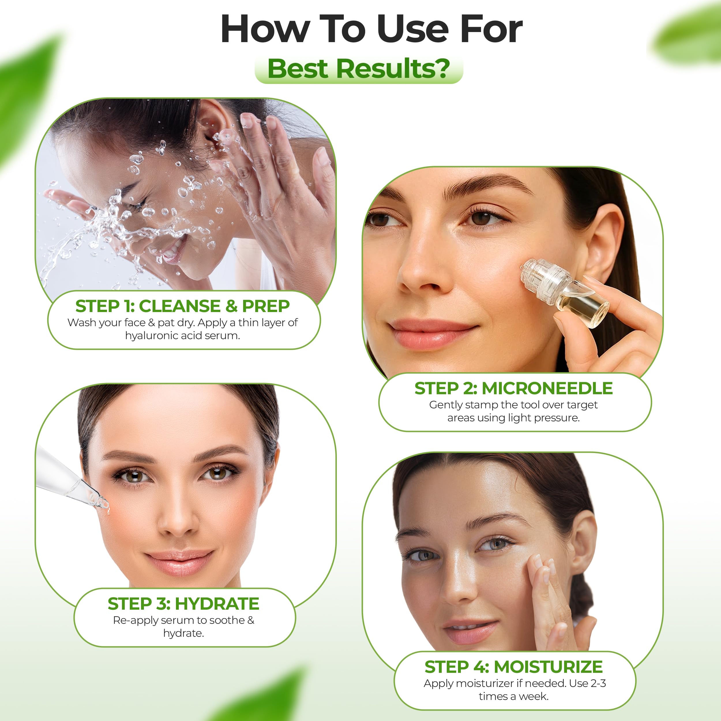 FLexiknee-nettoyage-preparation-peau: peau prête a absorber le serum