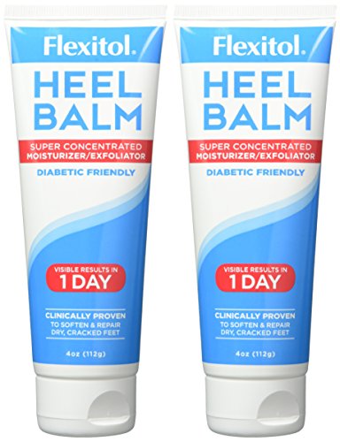 Utilisation jour et nuit du baume Talons Flexitol.