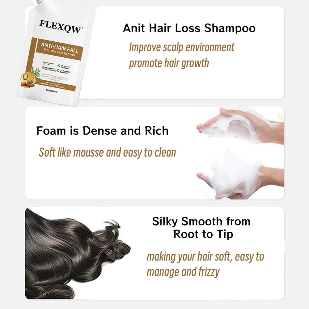FLEXQW beurre de karité et huile d argan, texture nourrissante pour cheveux doux.