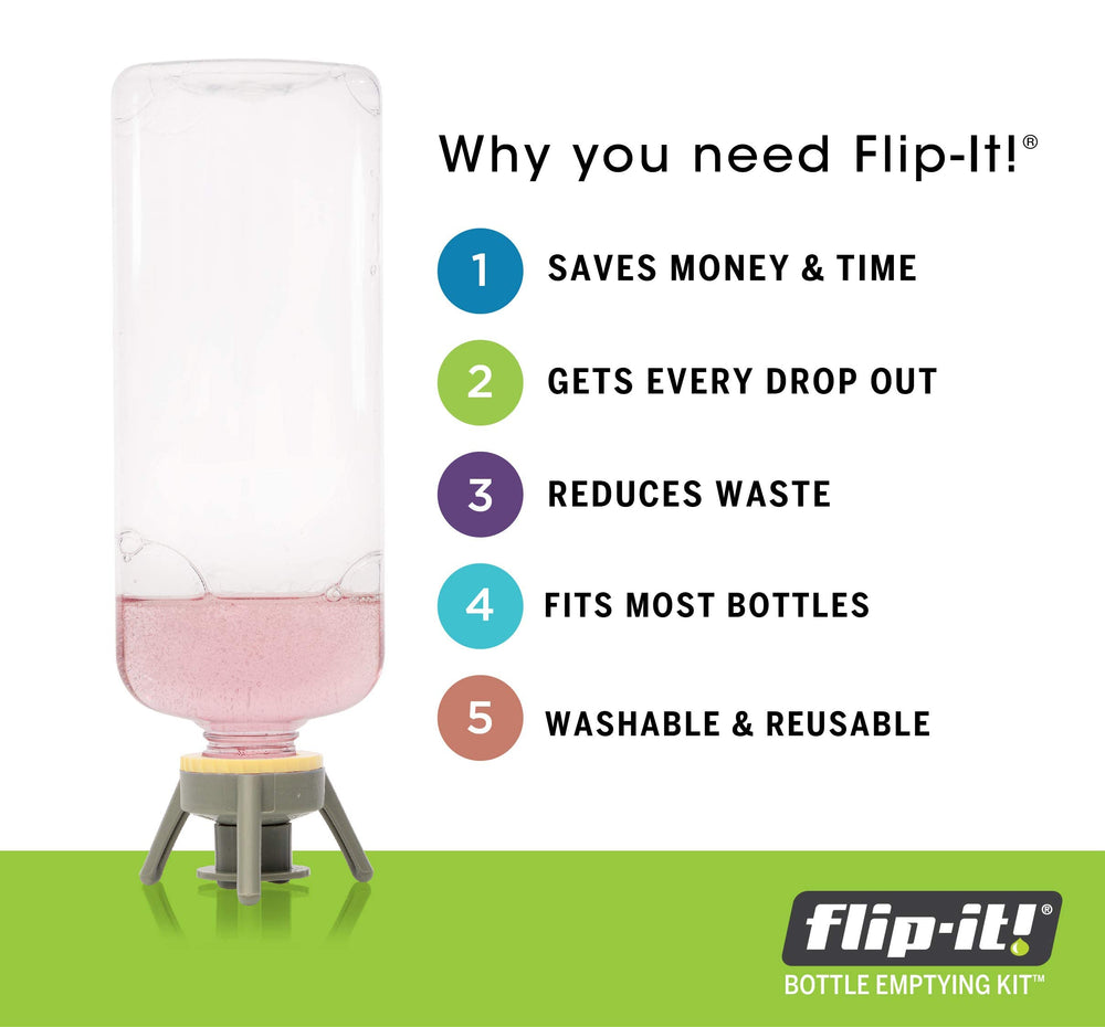 Flip-It! adaptateurs Nivea, Eucerin et Aquaphor assurent un ajustement rapide et fiable.