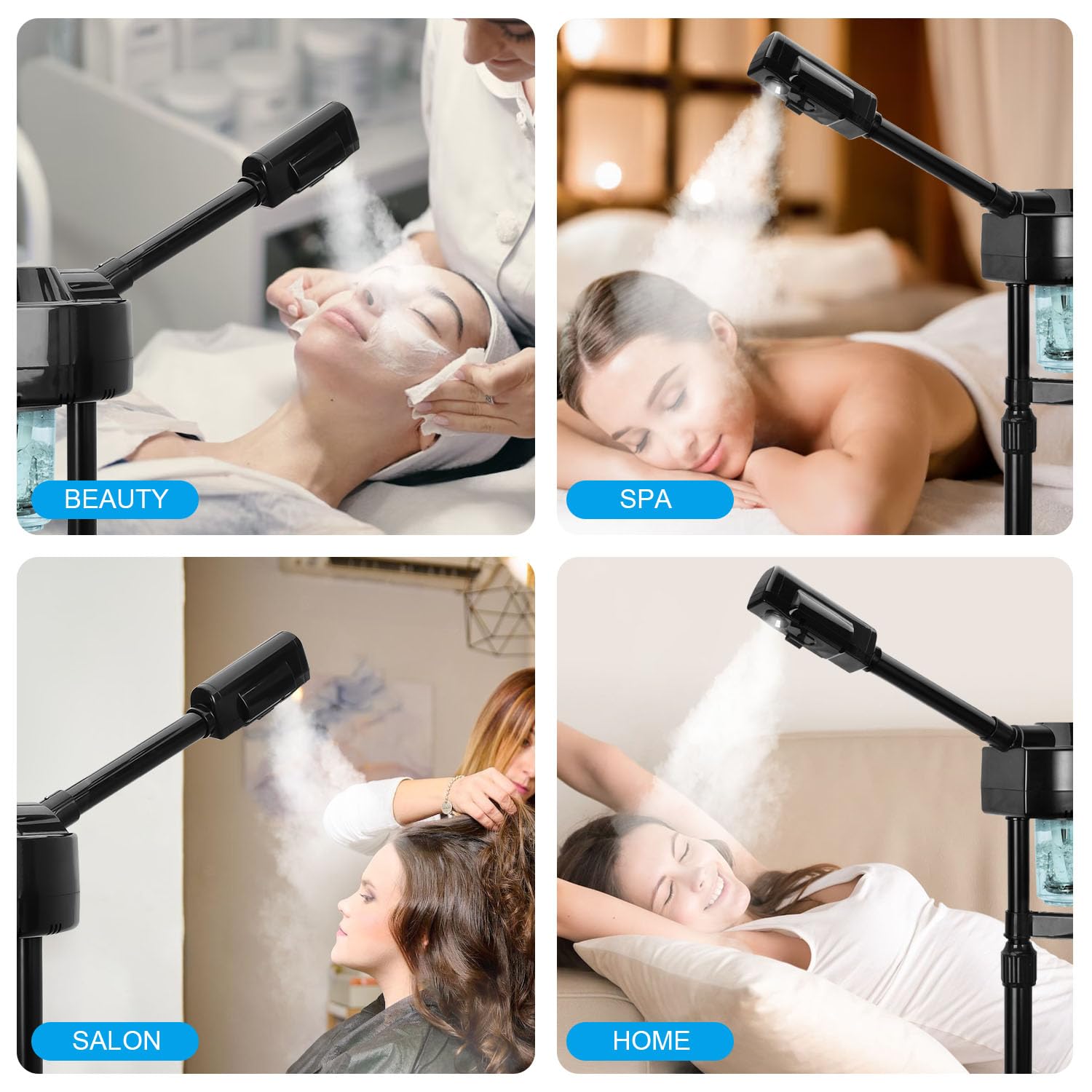 FLOLXNB Steamer eau du robinet: pratique avec eau courante