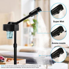 FLOLXNB Steamer support hauteur reglable: positionnement ergonomique en salon