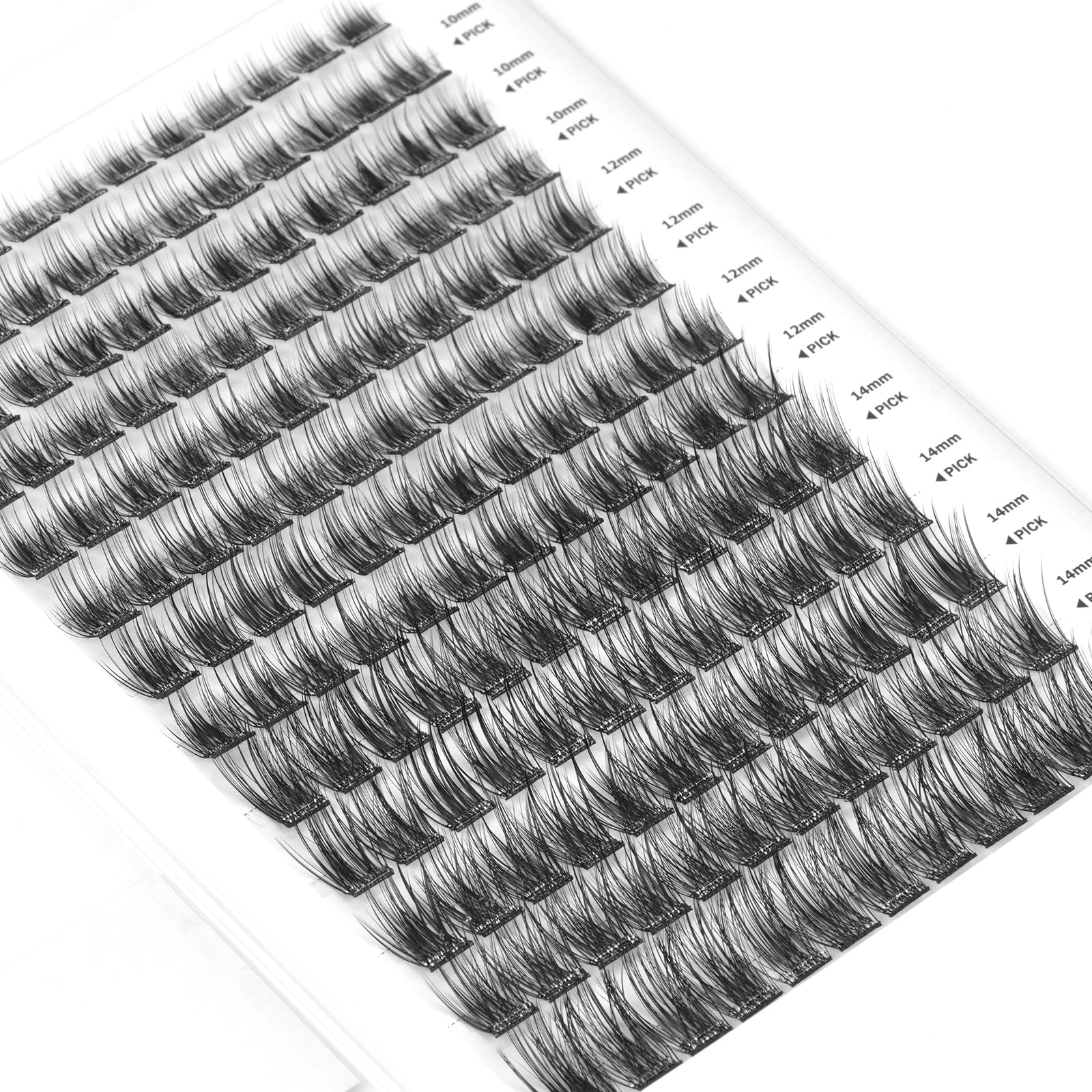 FLOMAZE cils auto-adhésifs double rangée 8-16 mm pour un regard personnalisable
