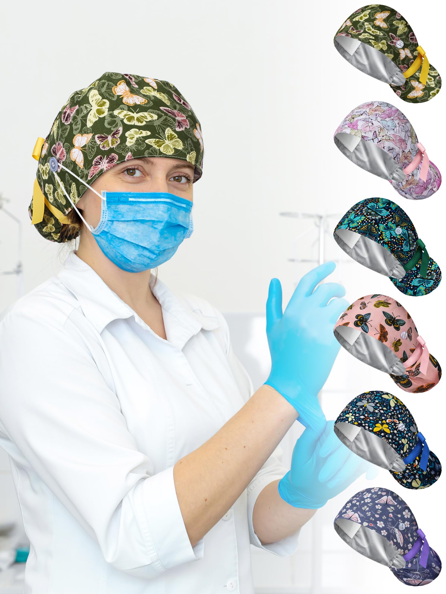 Floraltop bonnet satin polyvalent, applicable en coiffure et en soin.