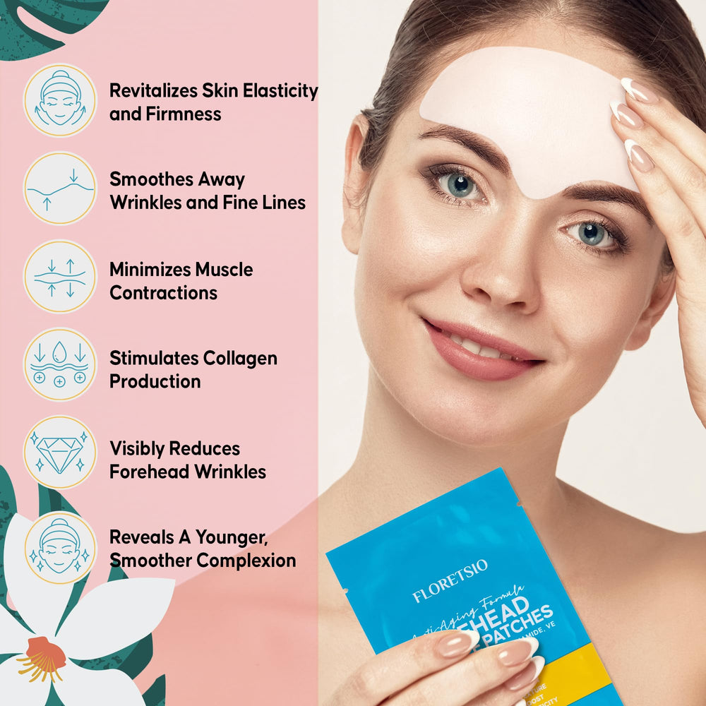 Patchs frontales Floretsio nuit résultats visibles au matin.
