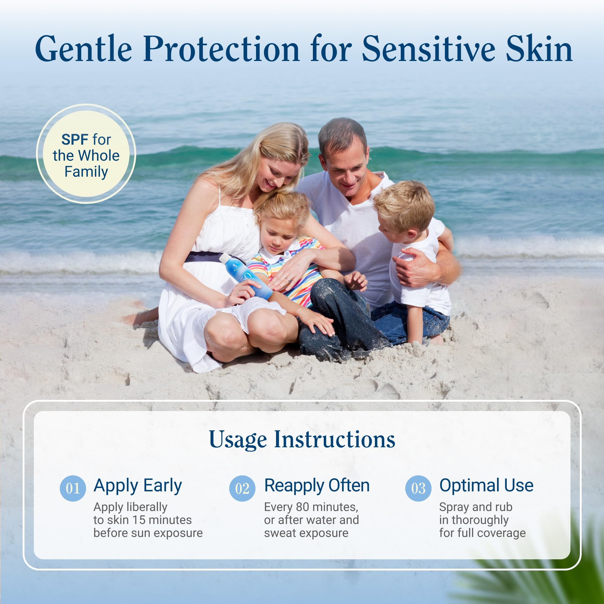 Florida Glow SPF 50 Spray – adapté aux enfants, sécurité et praticité.