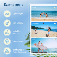 Formulation vegan sans oxybenzone ni octinoxate pour Florida Glow.