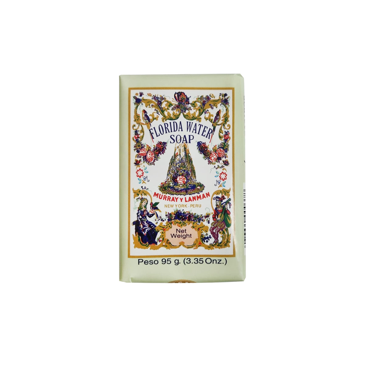 Savon Florida Water en barre, paquet de quatre, idéal pour une routine parfumée.
