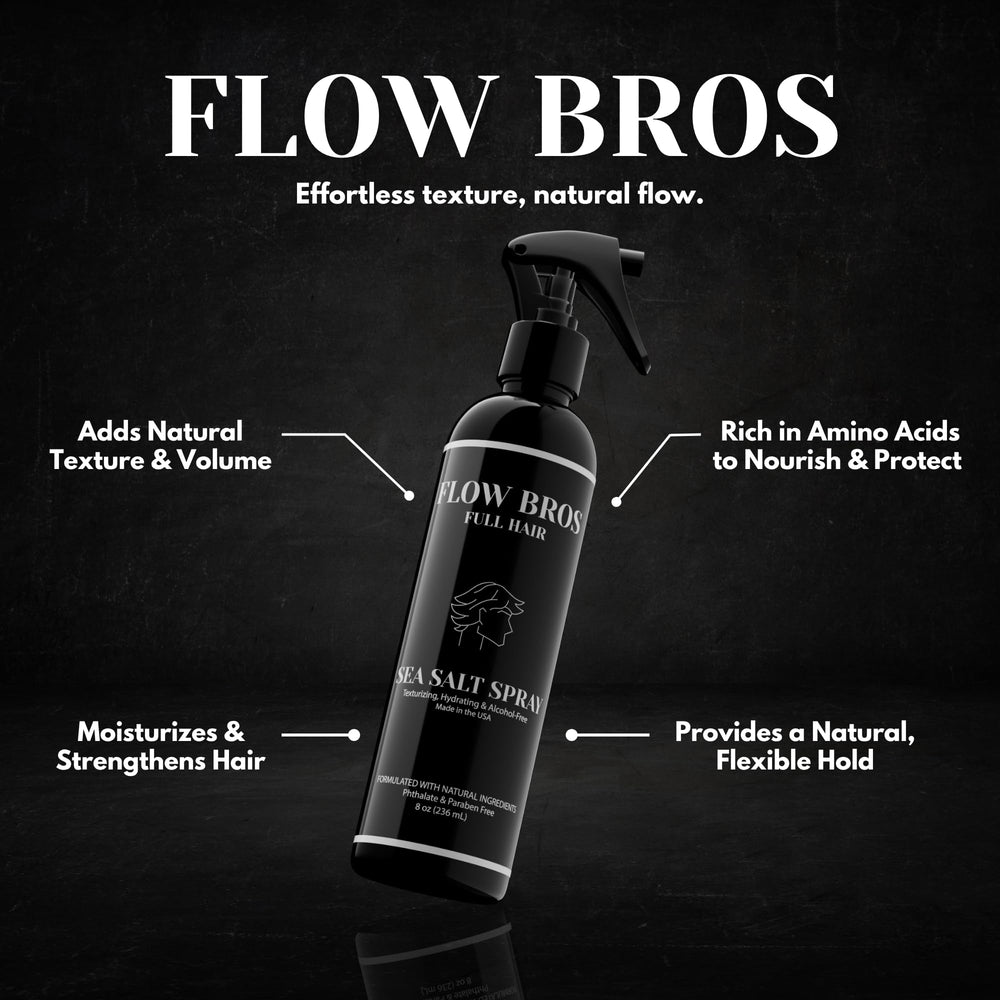 Flow Bros Ingrédients vitamine B5 et amarante – hydratants pour cheveux.