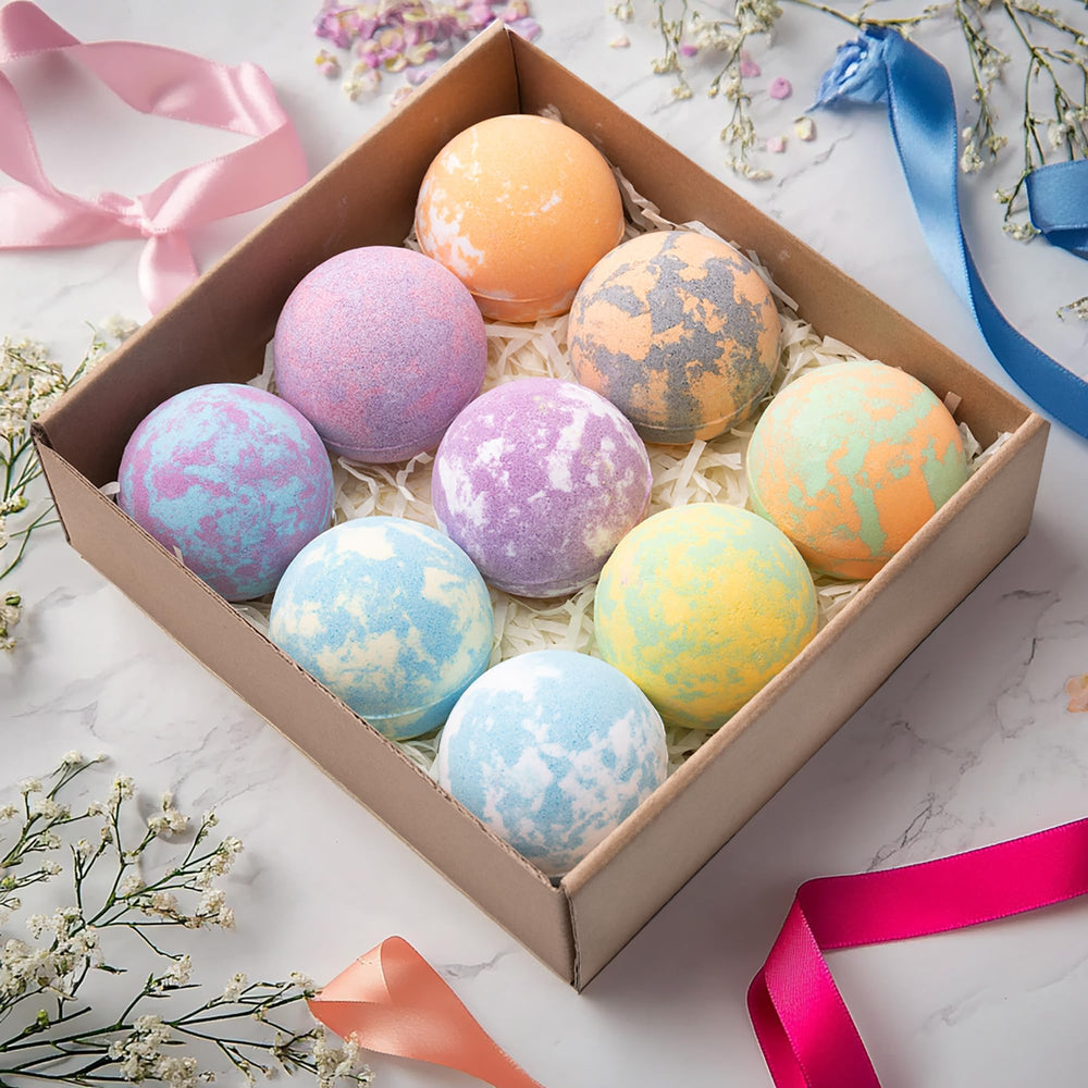FlowBredolent bombe-bain lavande : relaxation et parfum durable