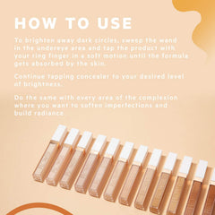 FLOWER BEAUTY Light Illusion Concealer couverture sous les yeux parfaite