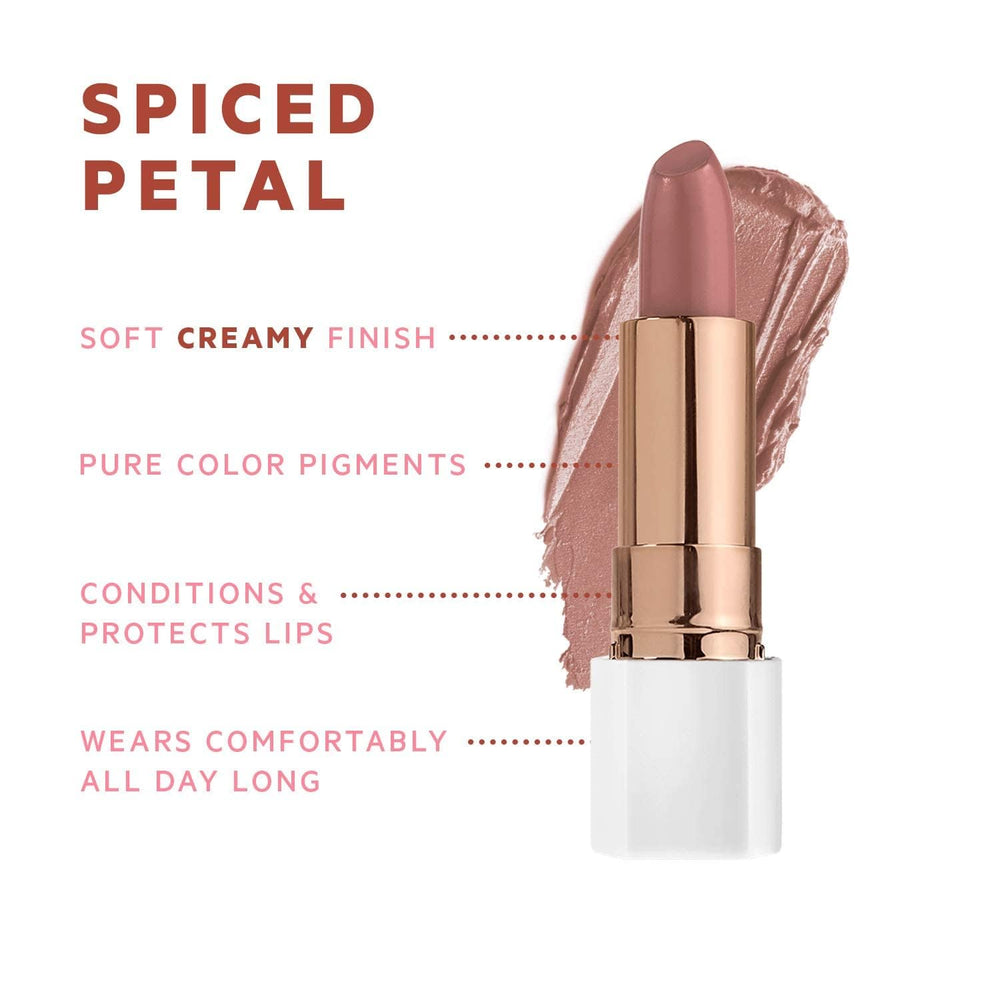 Texture crèmeuse de FLOWER BEAUTY Petal Pout pour une couleur riche