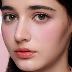 Flower Knows blush duo rose-peche 01-rouge snow, option subtile et chaude.