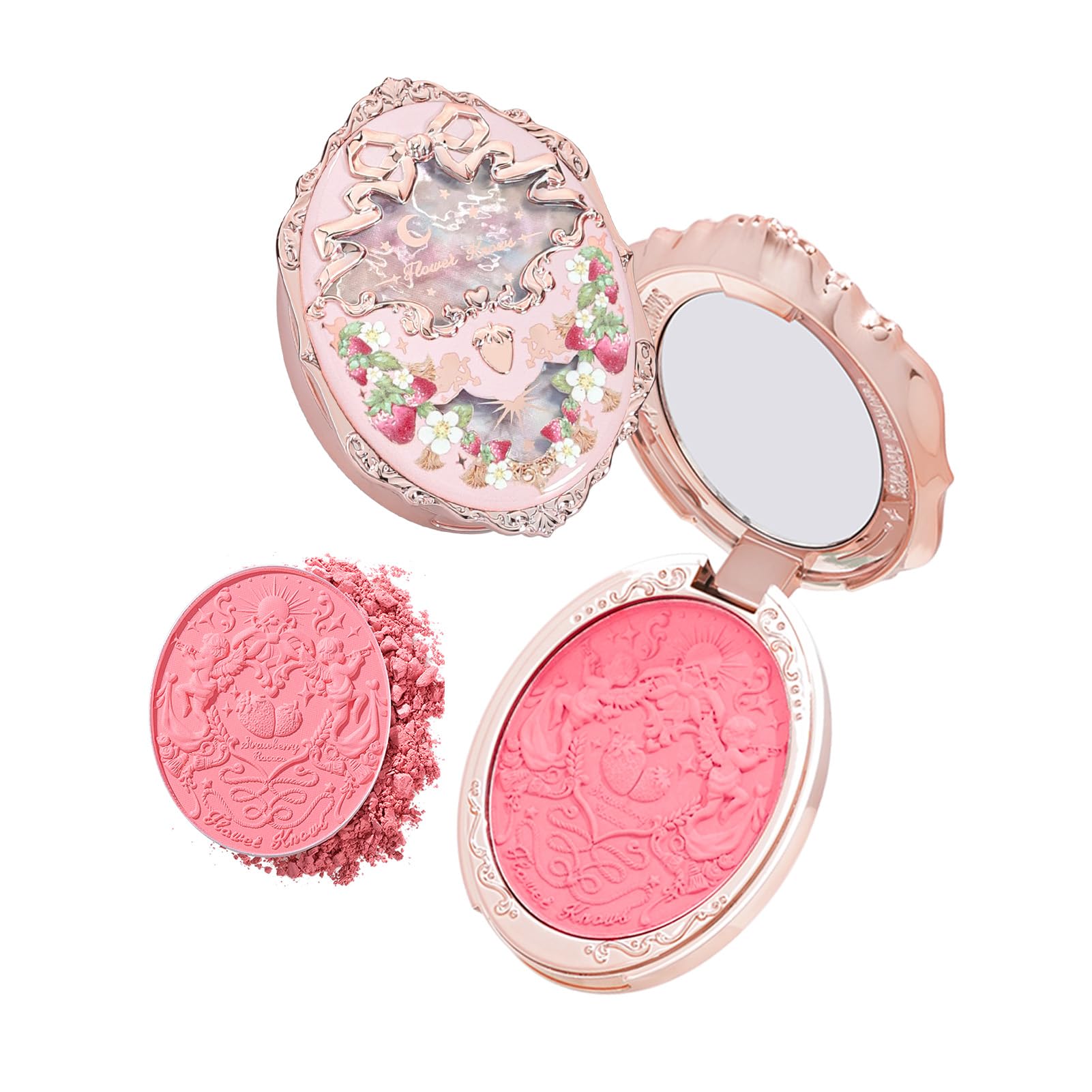 Flower Knows blush Strawberry Rococo avec motif embossé et coffret décoratif
