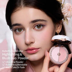 Flower Knows collier nuage papillon-poudre-peche, look frais et lumineux.