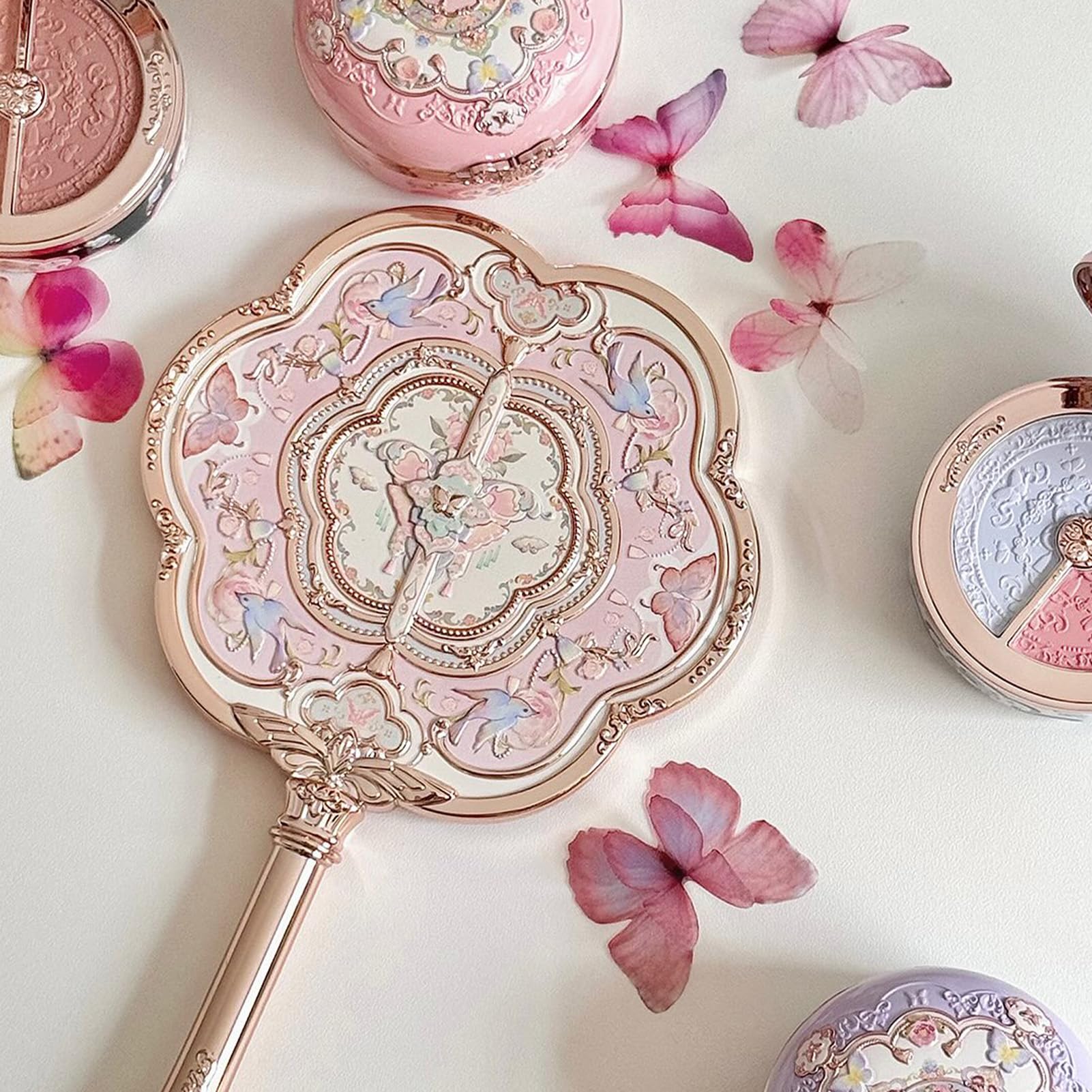 Flower Knows miroir emballage cadeau lotus rose, pret a offrir