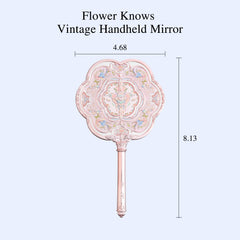 Flower Knows Miroir main nuage papillon lotus rose, vue arriere, style raffine