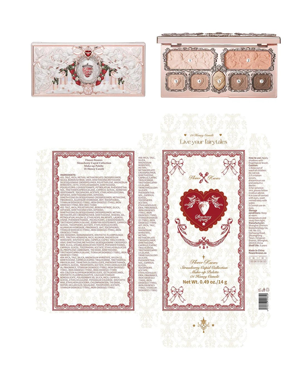 Look smokey subtil Flower Knows Fraise Cupidon grâce aux teintes profondes.