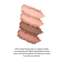 Flower Knows Palette cygne ballet – palette neutre rose pour un maquillage quotidien.